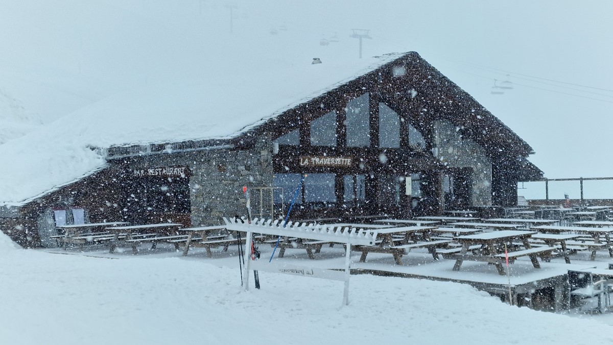 Sneeuw in La Rosiere
